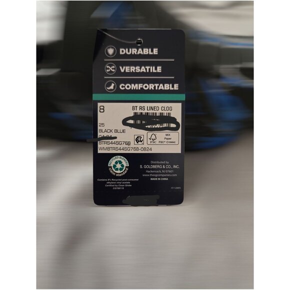 Rugged Shark Toddler Casual Fleece Lined Clogs Size 8 - NWT - Picture 8 of 8